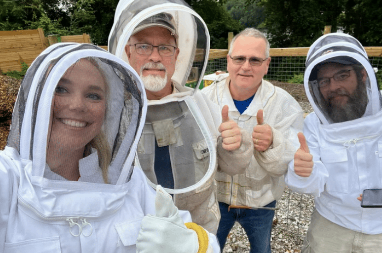 from fema buyout to community apiary