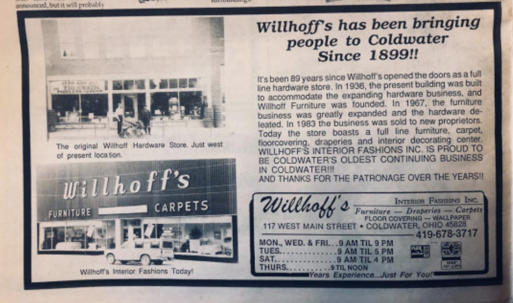 The Willhoff – Historic documentation